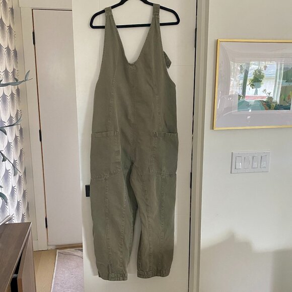 Free People Olive Green Jumpsuit - Picture 8 of 11